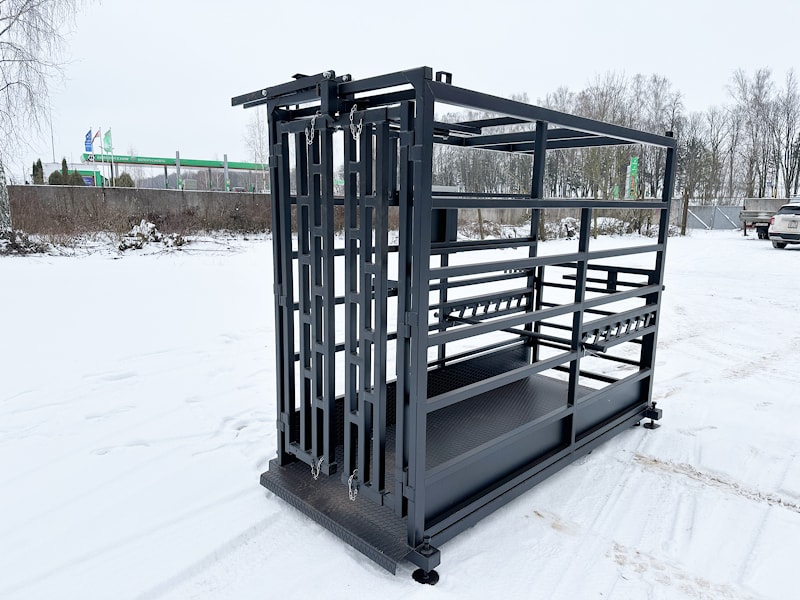 Станок для фиксации КРС с весами